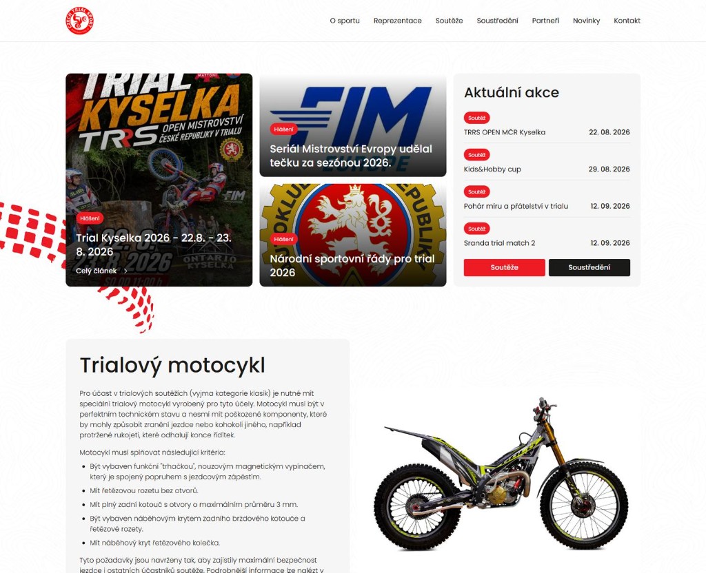 Český trial — web na míru s CMS